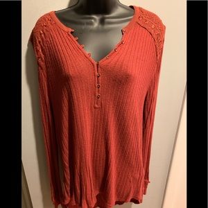 Long sleeve soft dressy T-shirt